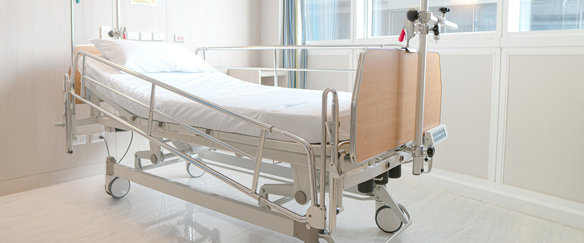Hospital Bed Made with a Tubular Frame Hospital Bed Made with a Tubular Frame
